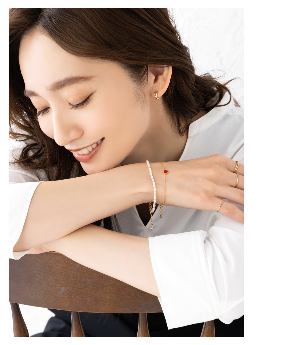 Cream dot. 【全品送料無料⇒7月15日23：59迄】ブレスレット