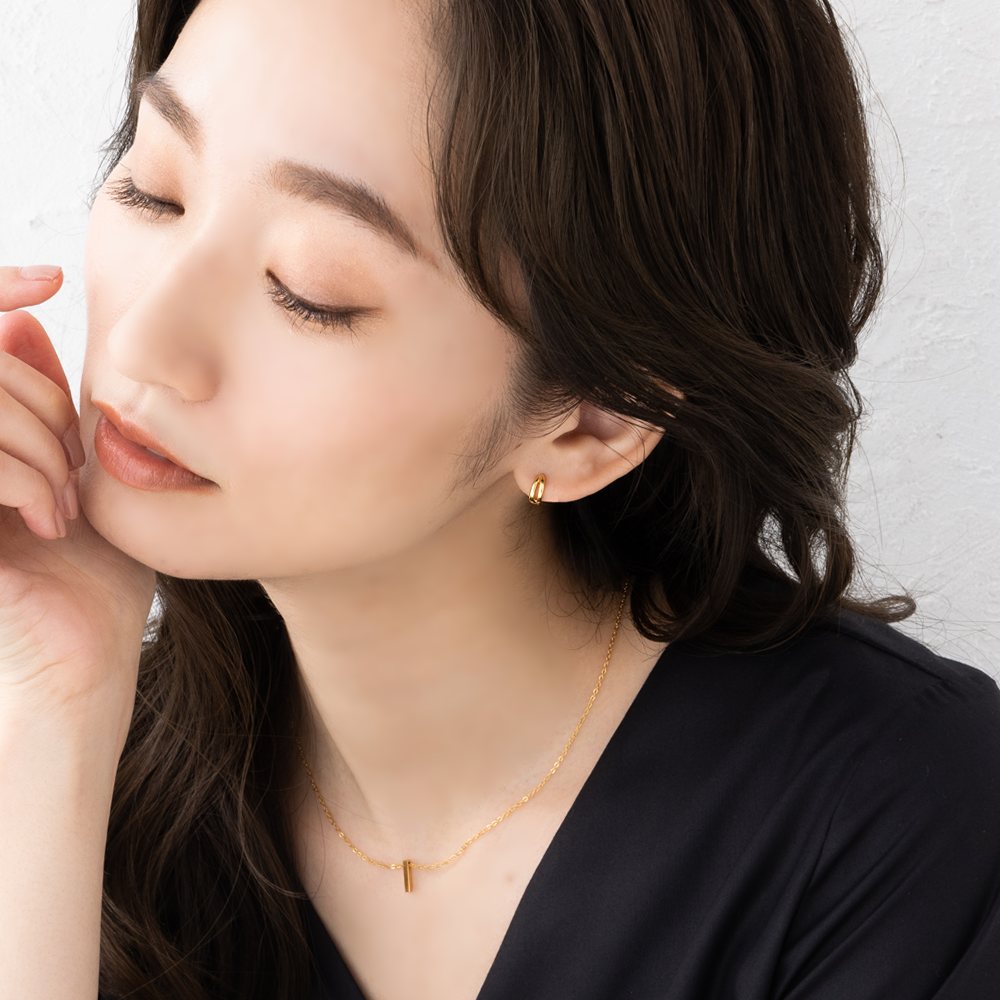 Cream dot. シルバー925 ピアス フープピアス 金属アレルギー