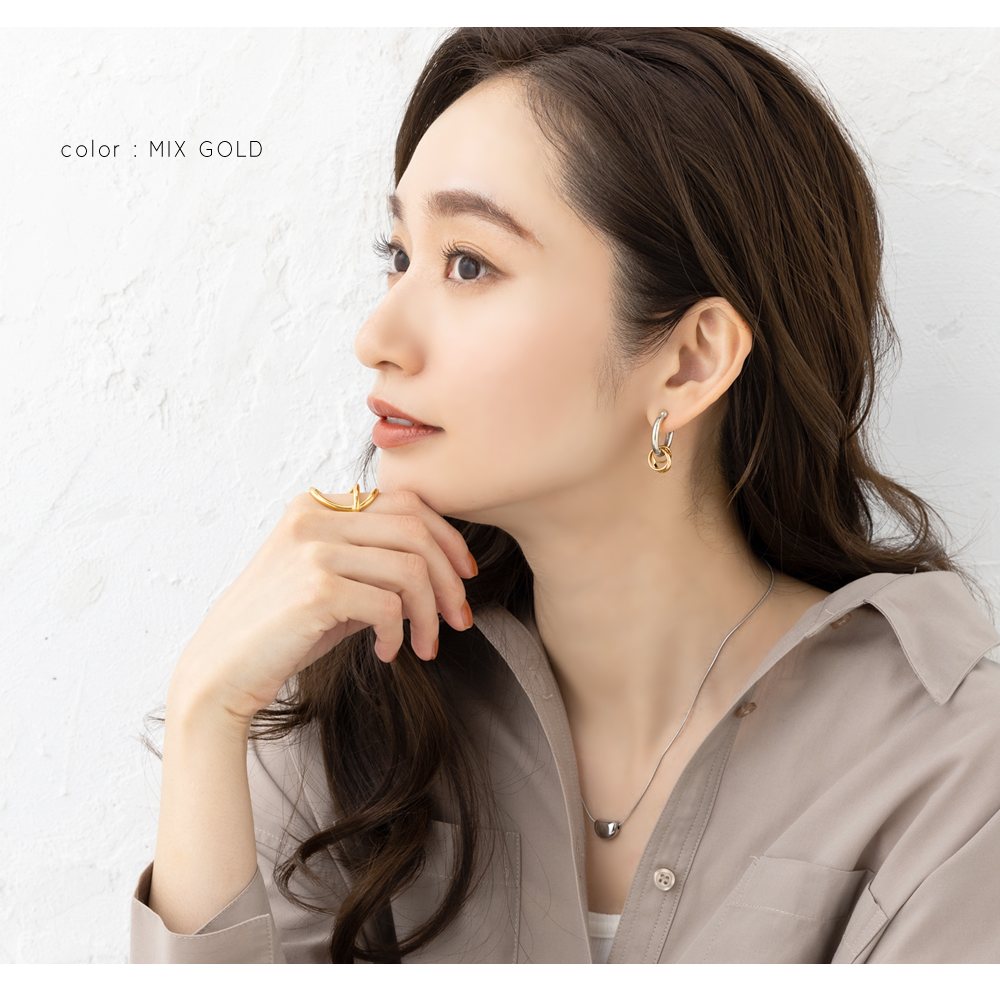 ロゴフープイヤリング Amazon | [京都ジュエリー工房] イヤリング イヤリング フープ