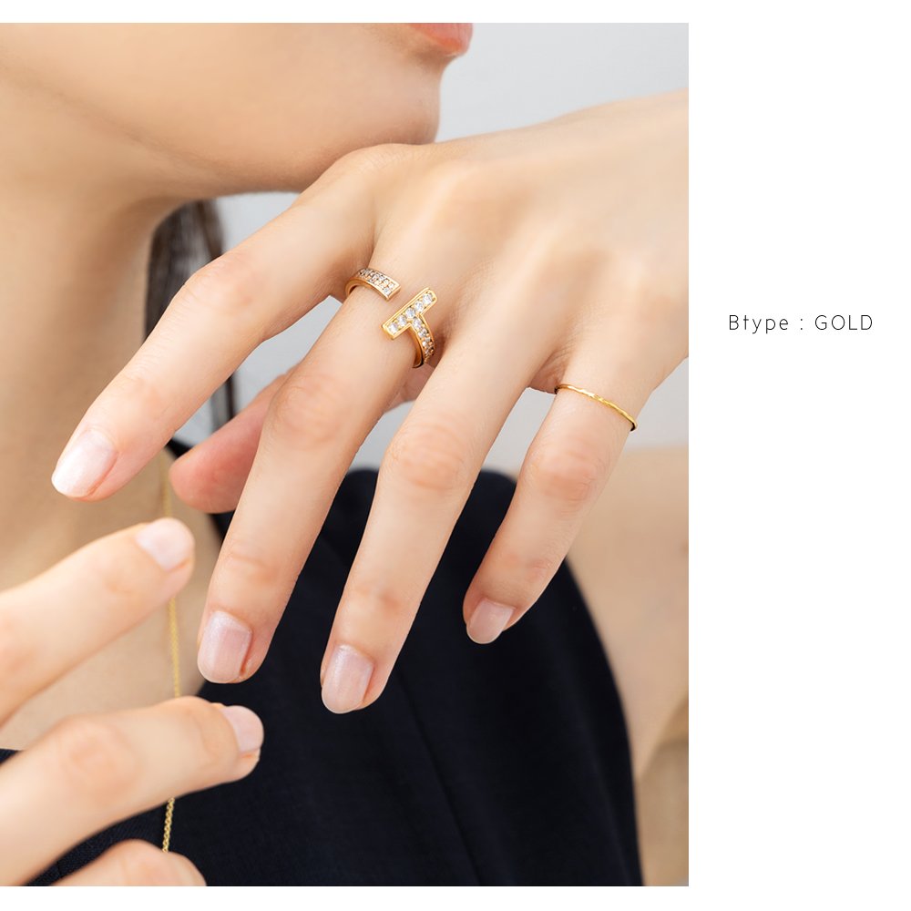 ORβIT ダブルリング　指輪　 新品未開封 リング　オルビ　オルビット✨️ Cream dot.（クリームドット） 【最大30％OFF×全品送料無料】リング