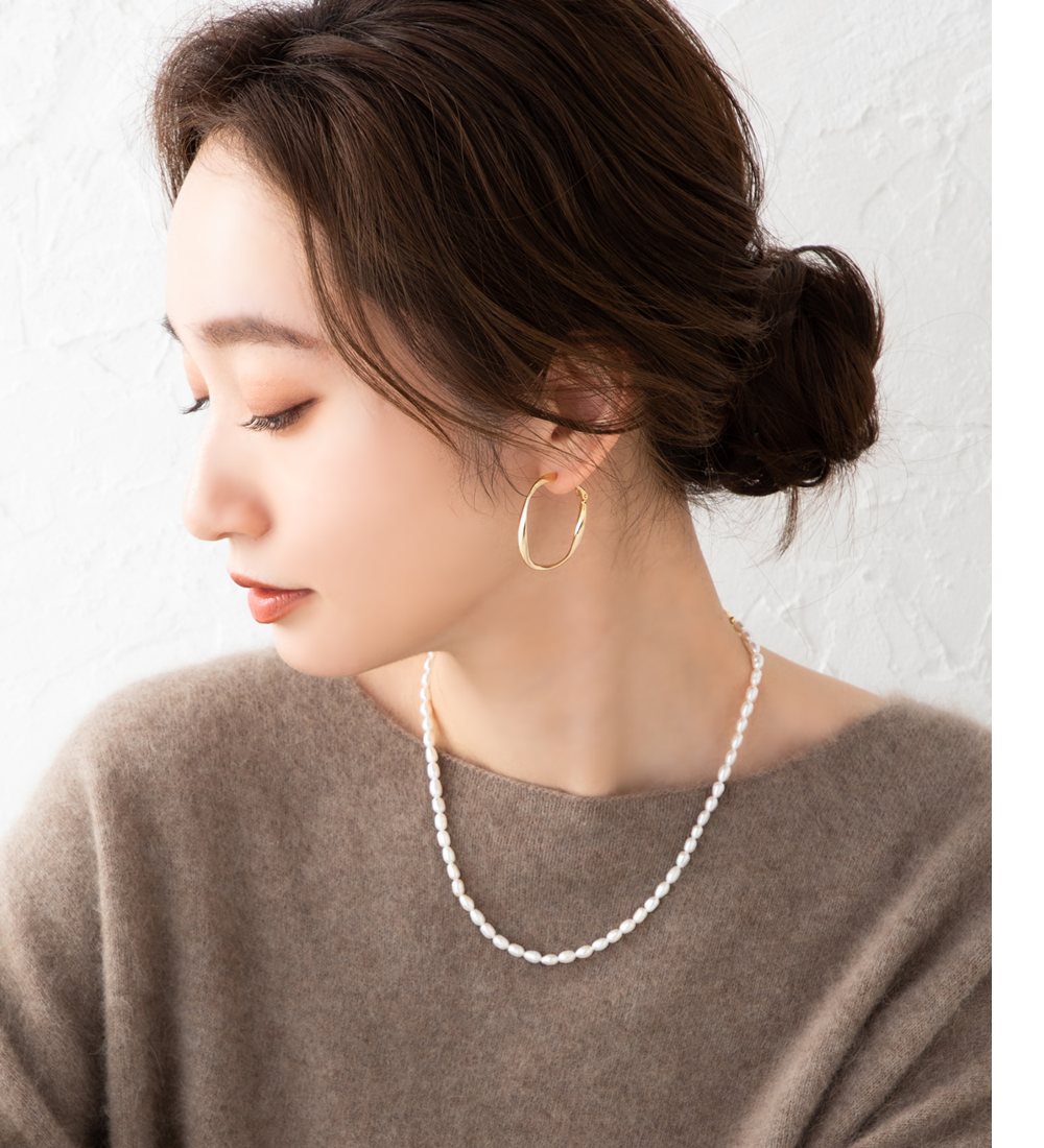 Cream dot. ネックレス 金属アレルギー ニッケルフリー 18k