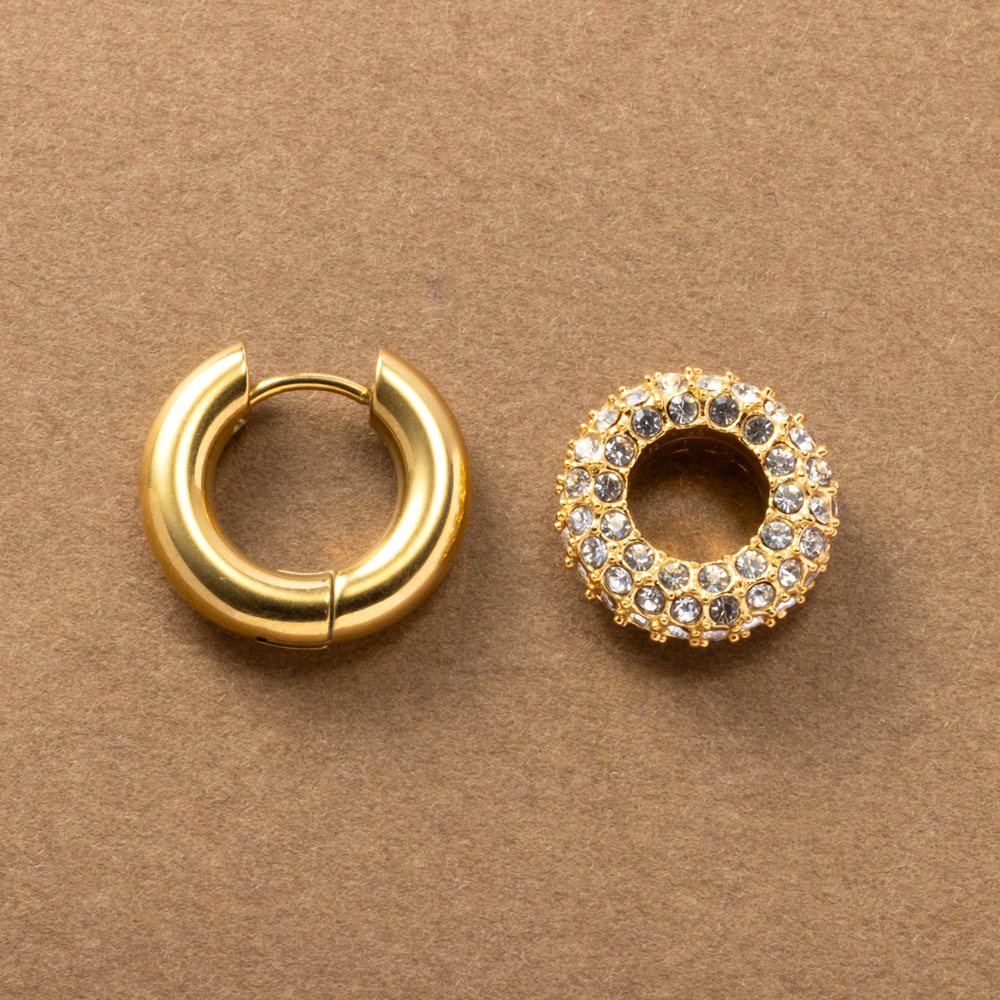 Cream dot. ステンレス製 ピアス フープピアス 金属アレルギー