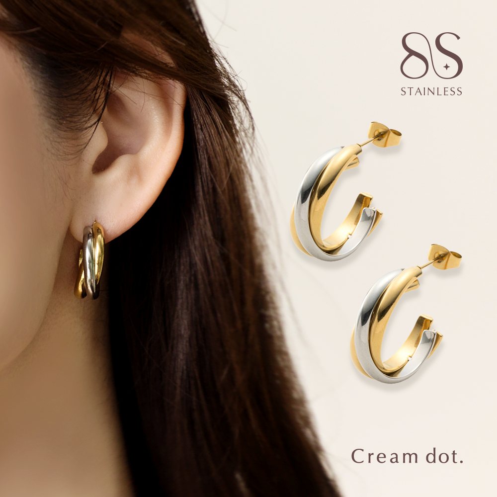 Cream dot.（クリームドット） サージカルステンレス ピアス 金属