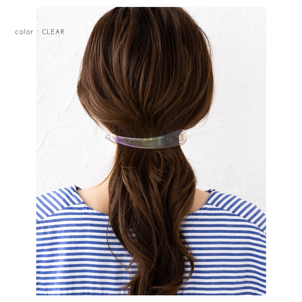 Cream dot. バナナクリップ 大きめ しっかり留まる ヘアクリップ