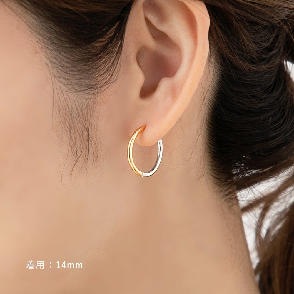 Cream dot. ステンレス製 ピアス フープピアス 金属アレルギー