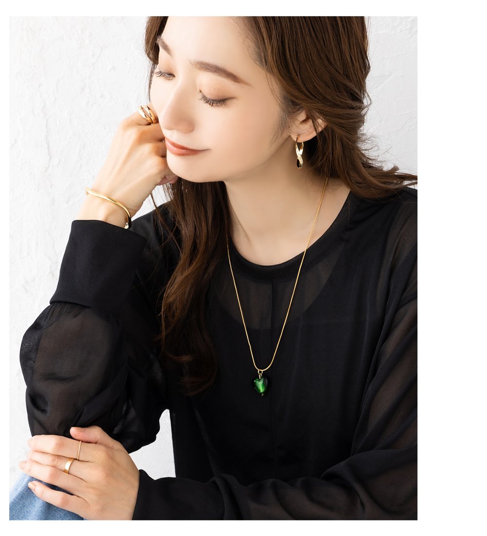 Cream dot. ネックレス ロングネックレス 大ぶり レディース