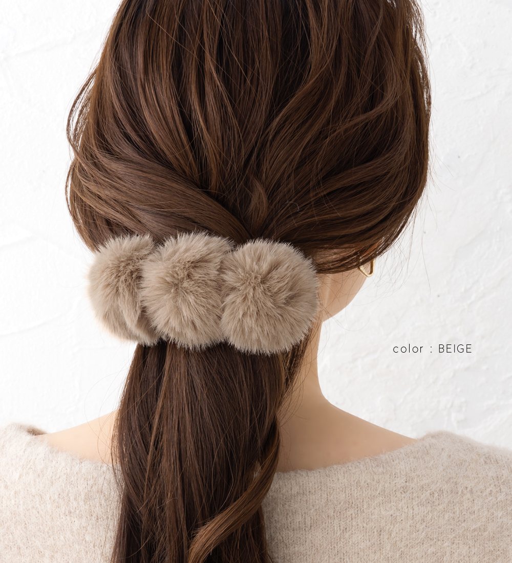 【新品未使用】　新品アレクリポンバレッタ　ベージュ Cream dot. バレッタ ヘアクリップ 大きめ ヘアアクセサリー