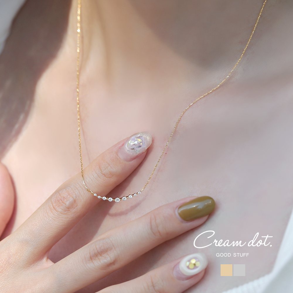 Cream dot. 【全品送料無料⇒7月6日23：59迄】ネックレス
