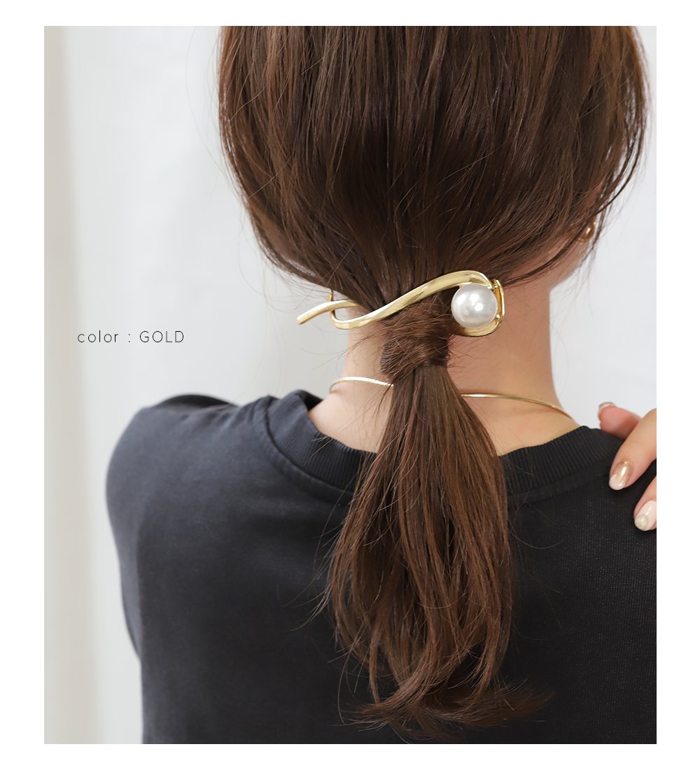 Cream dot. 【全品送料無料⇒9月7日23：59迄】ヘアクリップ