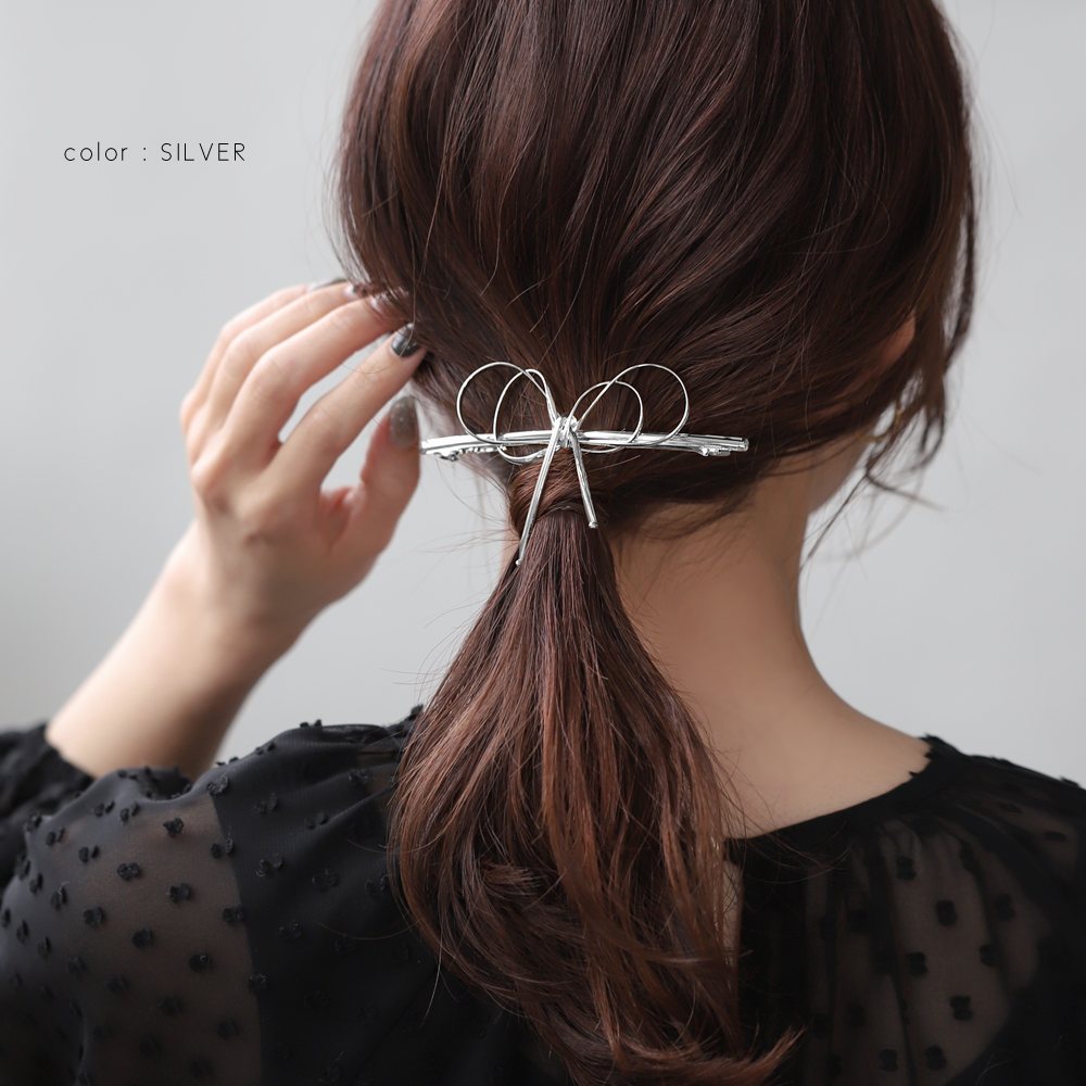 Cream dot. バレッタ ヘアクリップ 大きめ ヘアアクセサリー