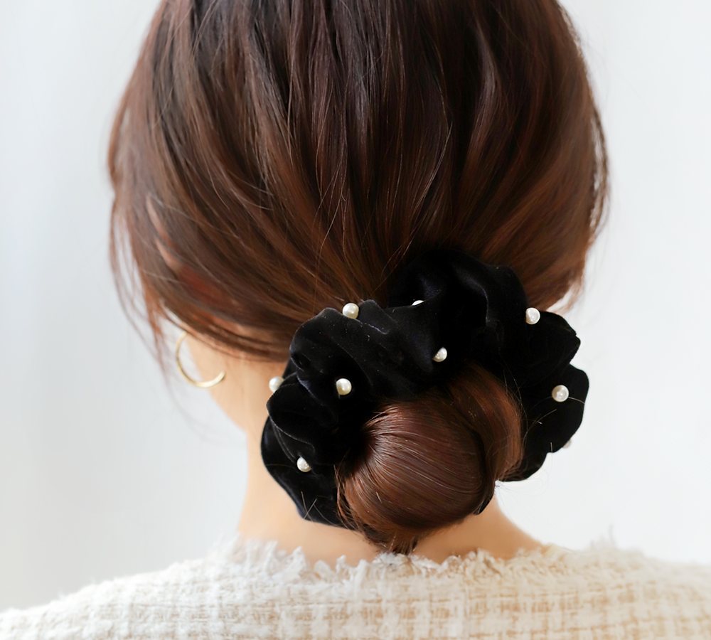 Cream dot.（クリームドット） シュシュ ヘアゴム ベロア ベルベット