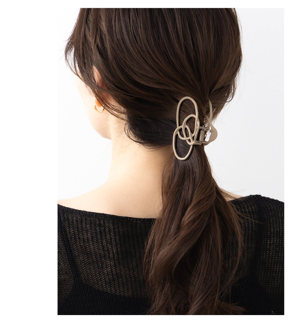≪髪をまとめるときのワンポイントに！≫HERMES ヘアクリップ k01267-8.jpg