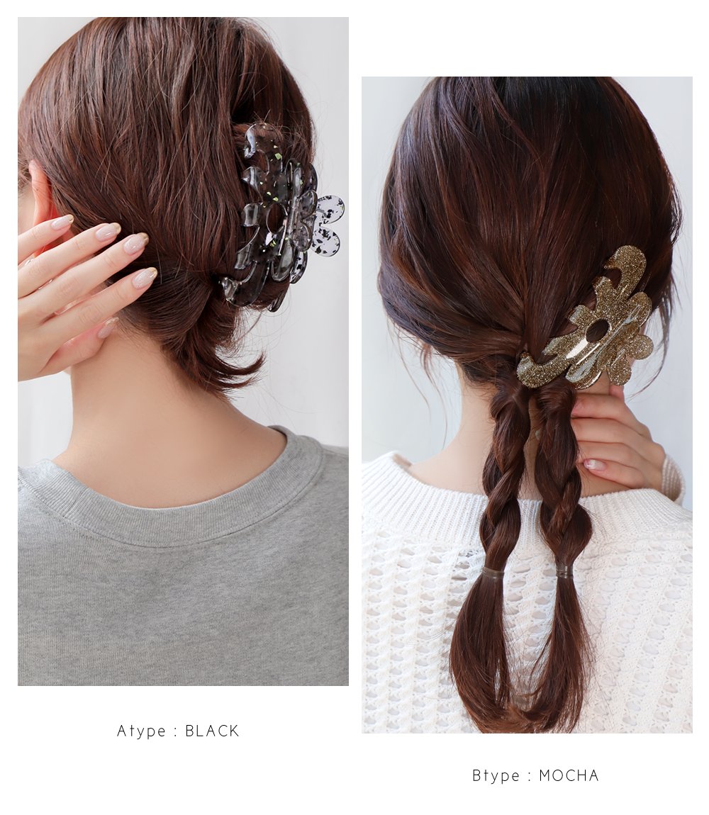 Cream dot. バンスクリップ ヘアクリップ レディース 大きめ