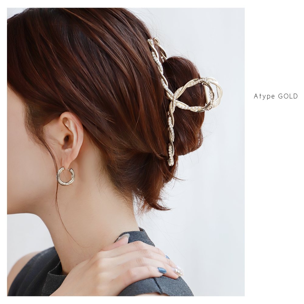 E33美品◆VERSACE【メデューサ◆ヘアピン/ヘアクリップ】サテン シルバー E33美品◇VERSACE【メデューサ◇ヘアピン/ヘアクリップ】サテン