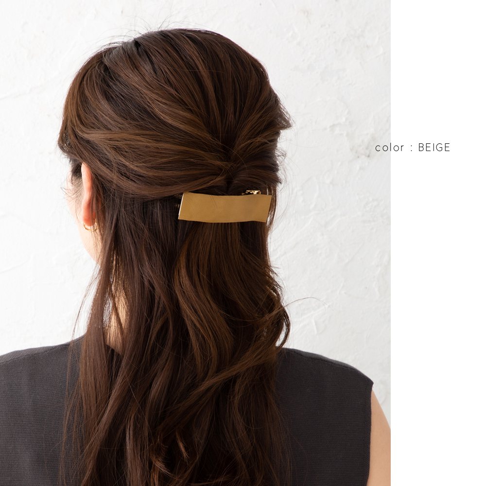 Cream dot. 全7色 ヘアクリップ 大きめ ヘアアクセサリー 上品