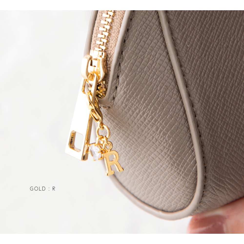 Cream dot. チャーム 18kコーティング イニシャル