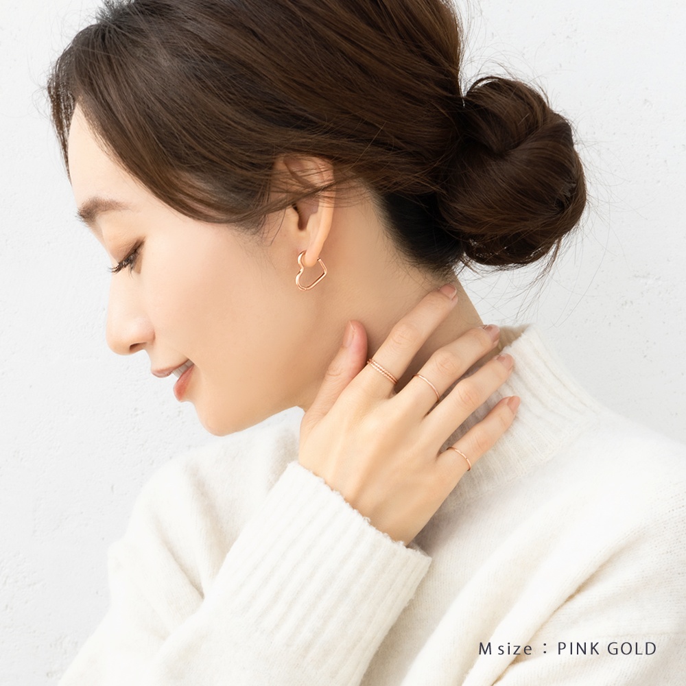 Cream dot.（クリームドット） サージカルステンレス ピアス フープ