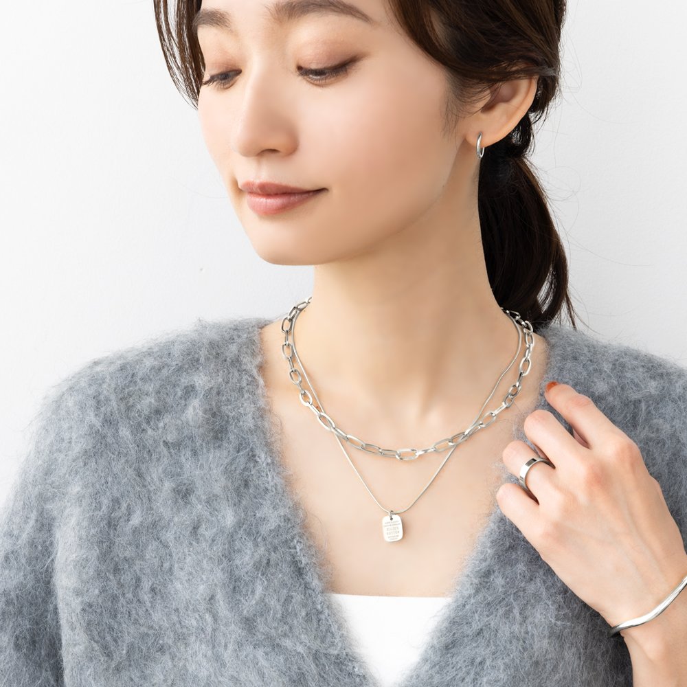 Cream dot. ステンレス製 ネックレス 2点セット 金属アレルギー