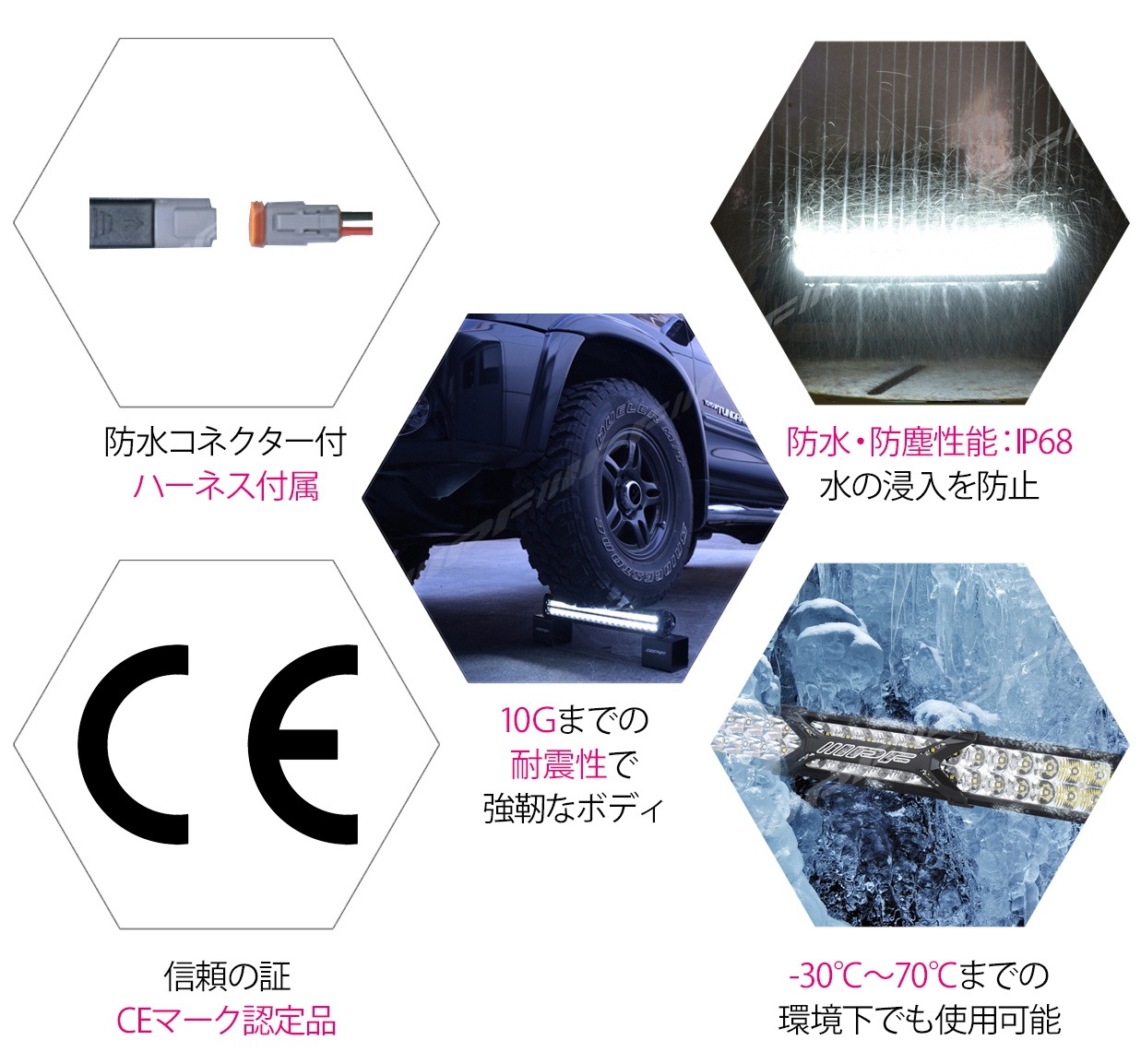 IPF キューブ 2インチ バックランプ 600シリーズ 642BL 1個入