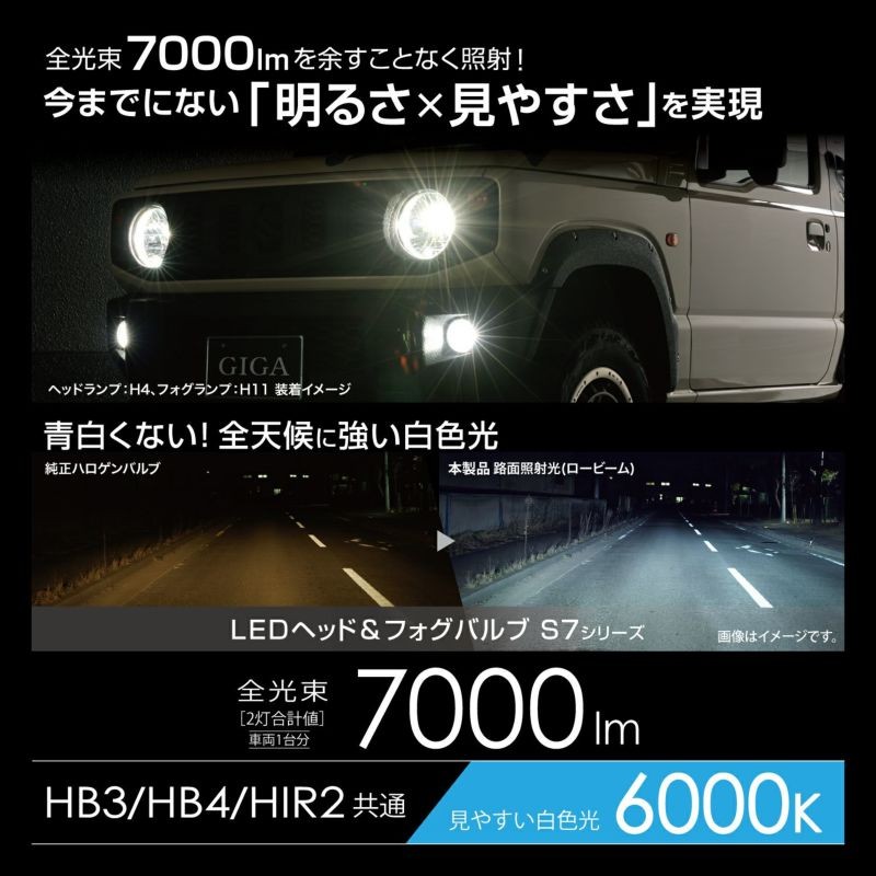 カーメイト（CARMATE） カーメイトBW552 GIGA LEDヘッド&フォグバルブ