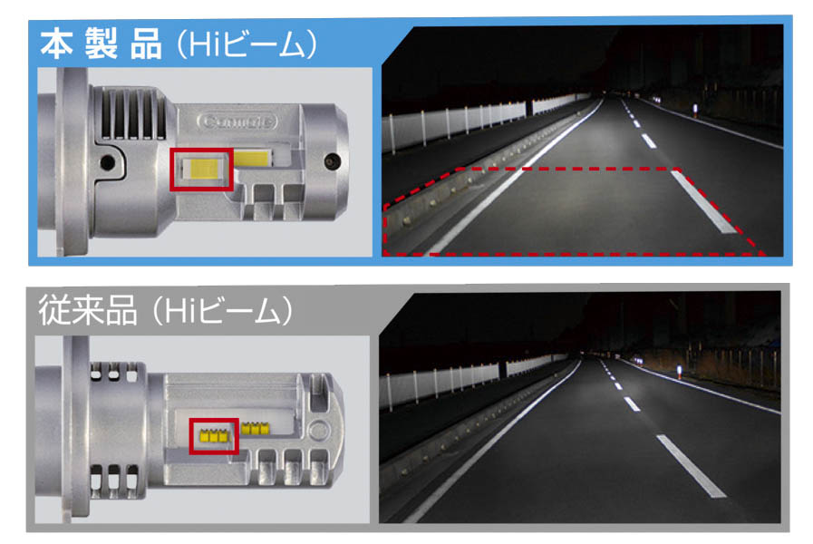 カーメイト（CARMATE） BW571 GIGA LEDヘッドバルブ C5500 シリーズ H4