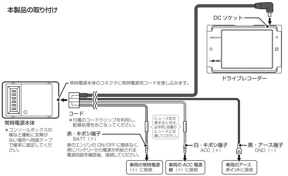 えるように セルスター クレールオンラインショップ 通販 Paypayモール Gdo 23 ドライブレコーダー専用 常時電源コード ドライブレコーダー パーキングモード搭載機種に対応 コード Www Asmp Mpi Gov Lk