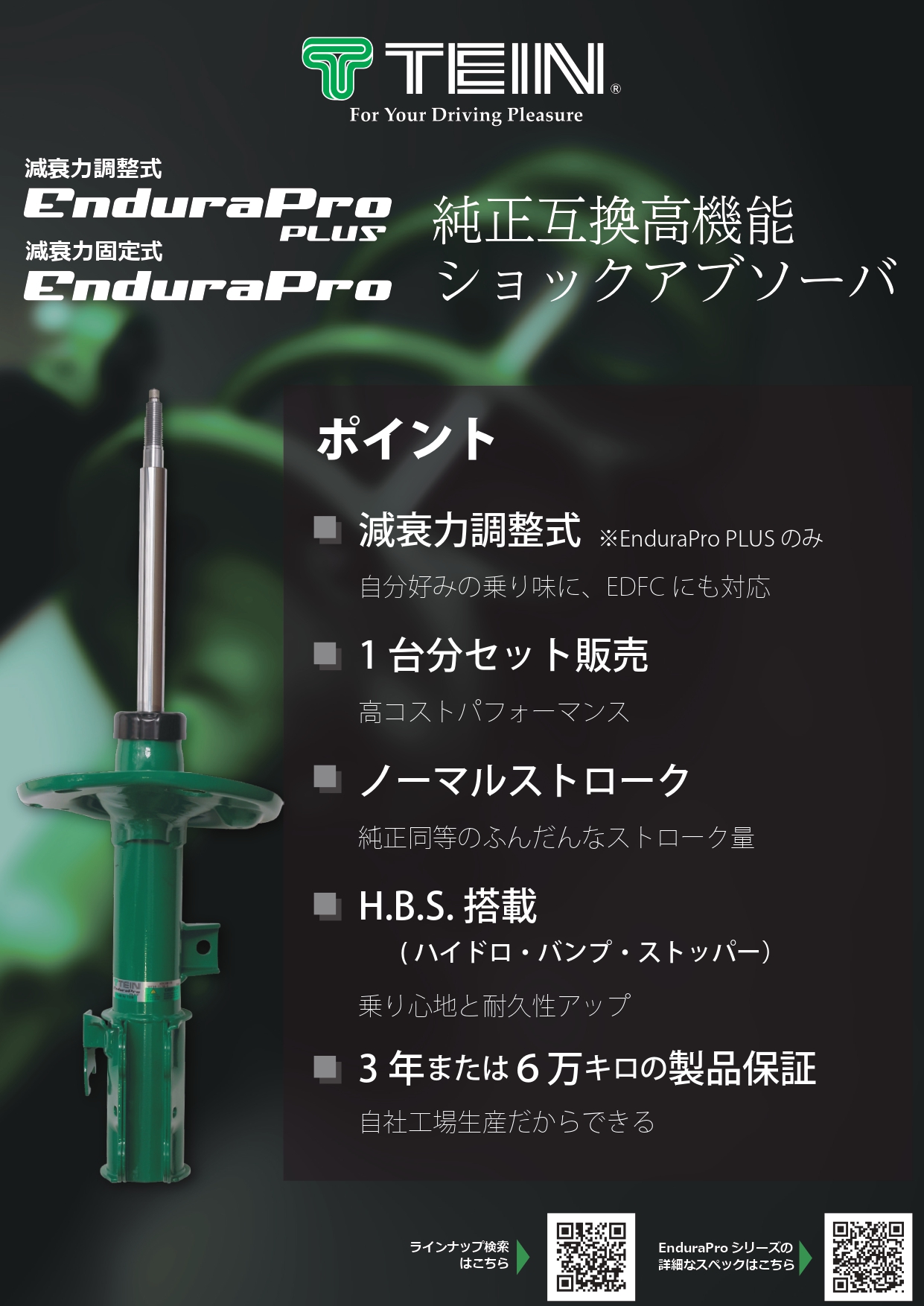 TEIN（テイン） TEIN EnduraPro Plus VSE18-B1DS2 三菱 CZ4A ランサー
