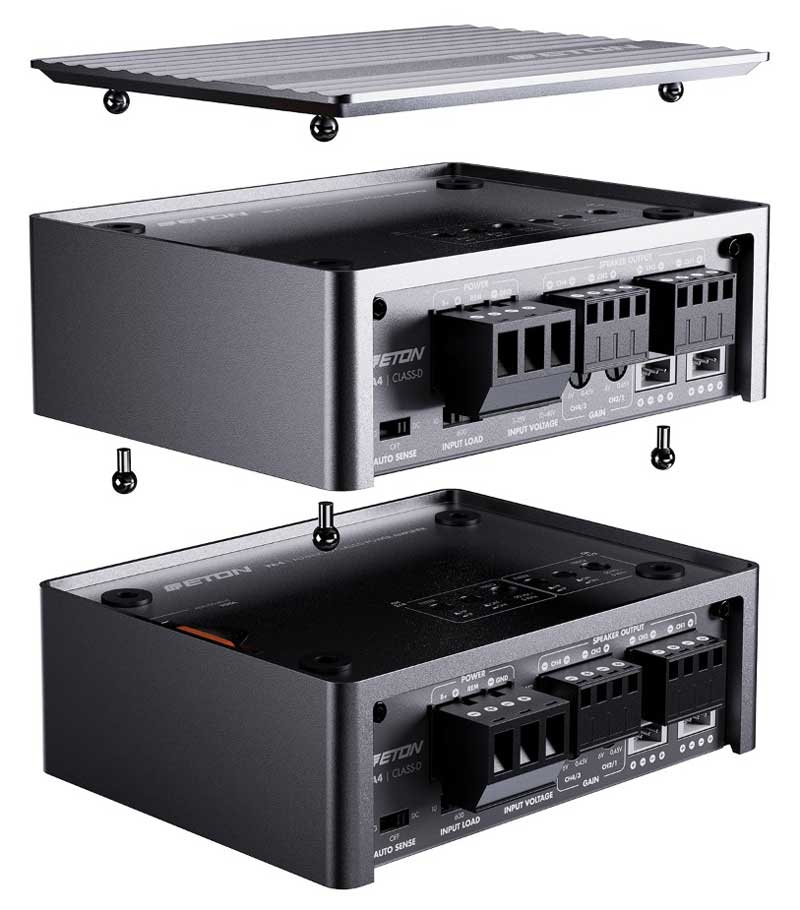 イートン PA2 85W×2ch パワーアンプ PA-SERIES POWER AMPS 車載 D級