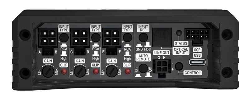 ヘリックス AMPLIFY-206-DSP 8chDSP内蔵 6ch パワーアンプ 48KHz-24bit