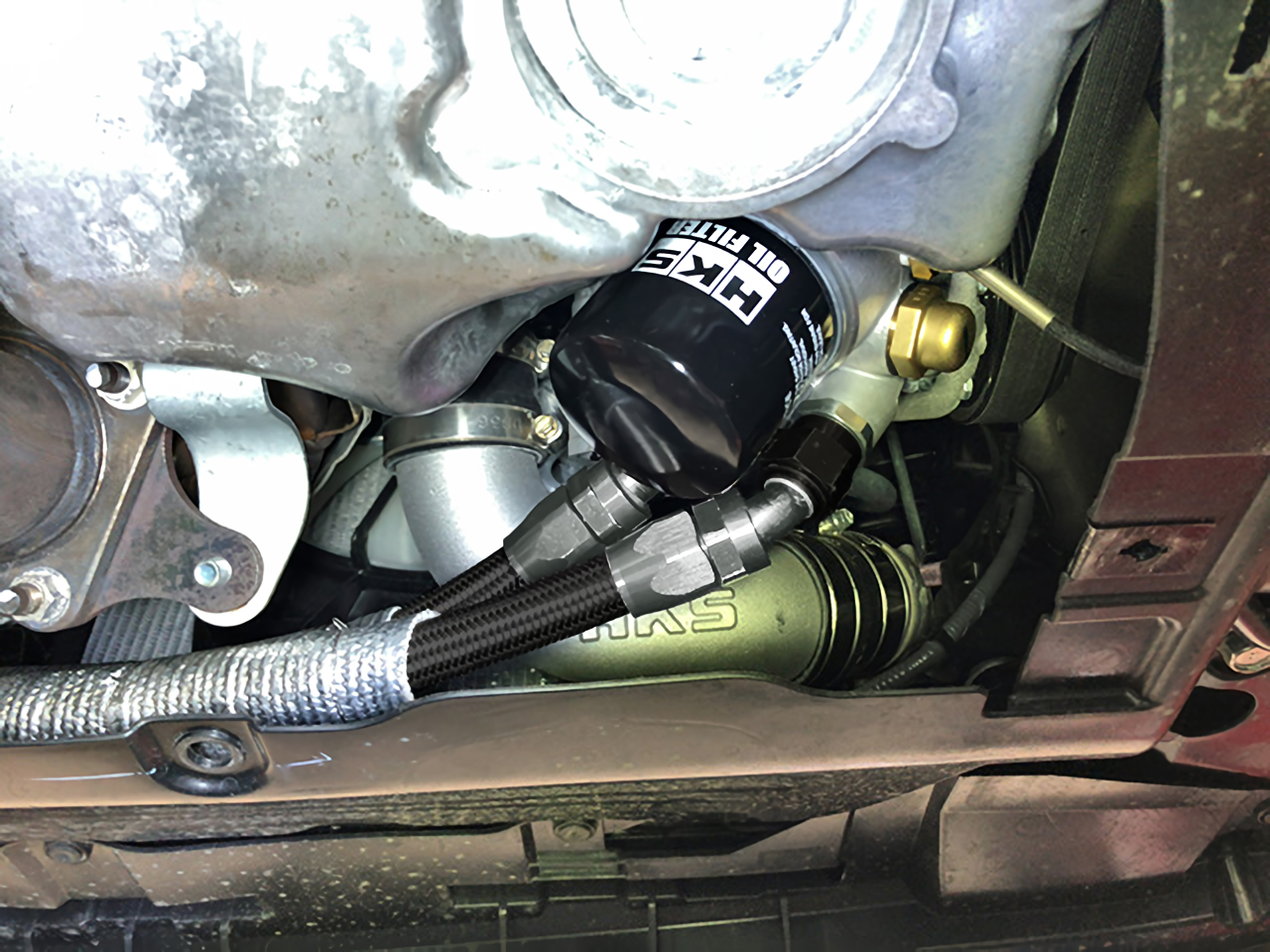 HKS（エッチケーエス） オイルクーラーキット 15004-AH104 ブラック S