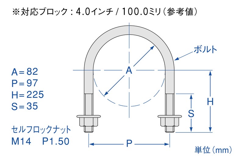 24時間限定 Genb 玄武 SDBUOH サーフェスロックUボルト スーパーロング