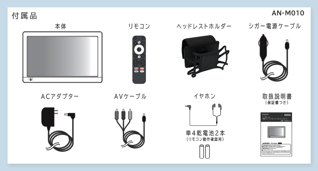 慶洋エンジニアリング KEIYO APP スマートリアモニター AN-M010 11.6