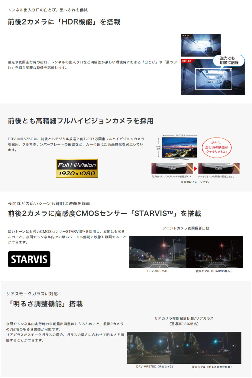 ケンウッド ドライブレコーダー 車載電源ケーブル DRV-C770R CA