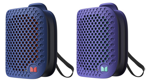 MONSTER ウェアラブル ポータブル Bluetooth スピーカー パープル