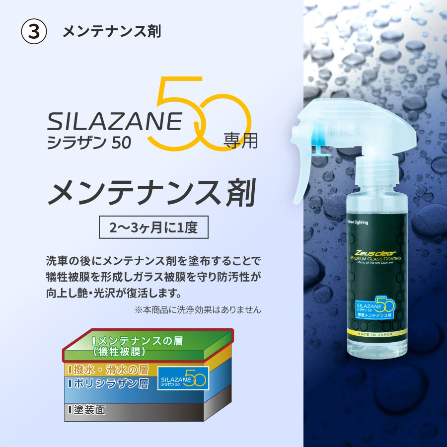 Zeus clear 【得得セット!】洗車 コーティング メンテナンス剤セット