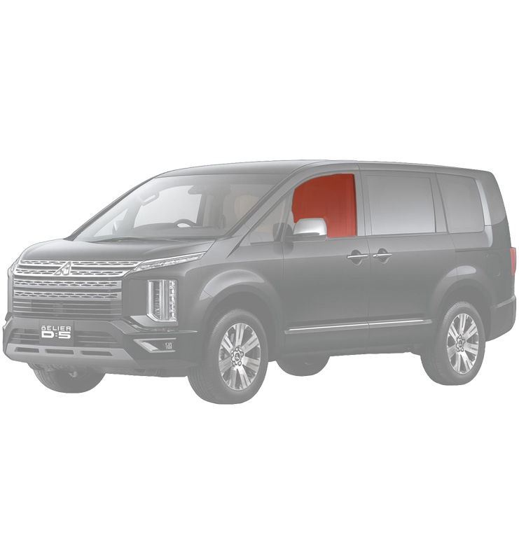 レーザーシェード デリカD:5 CV1W CV2W CV4W CV5W フロントドアガラス