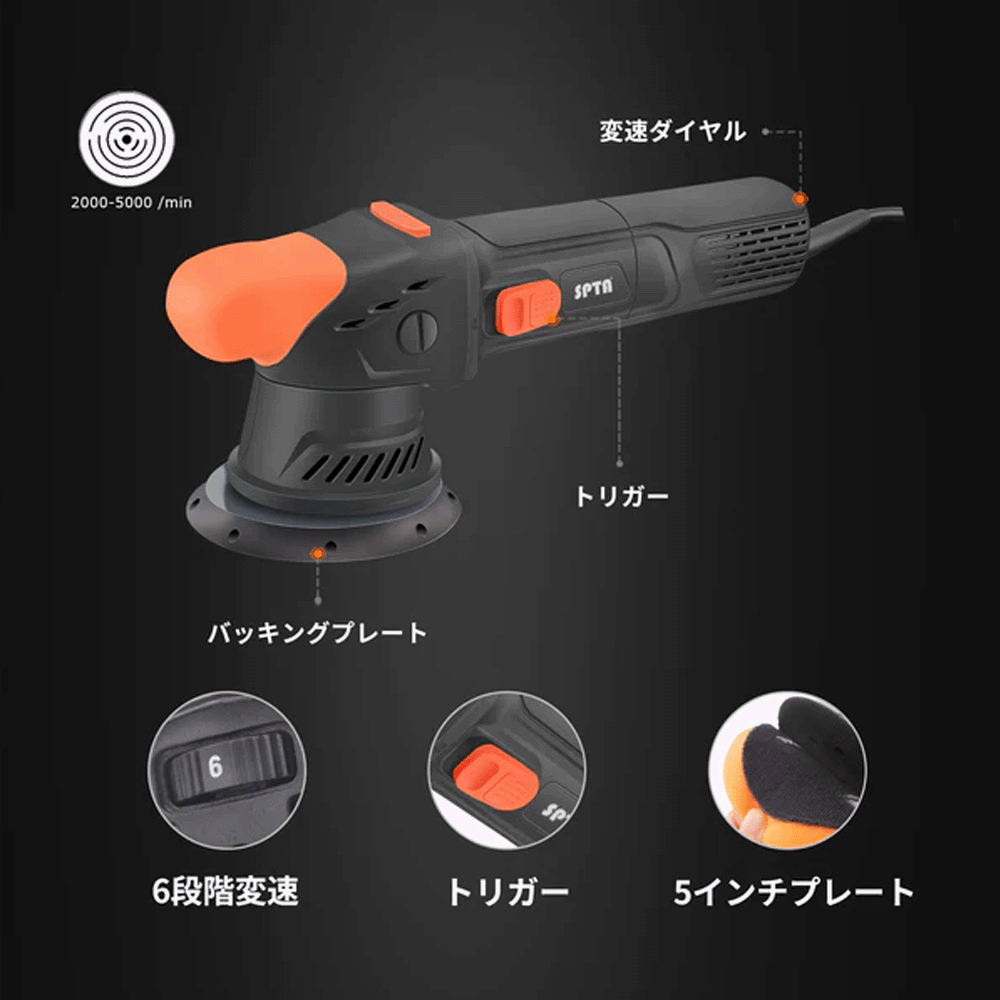 【正規代理店】 SPTA 5インチ ダブルアク...の詳細画像3
