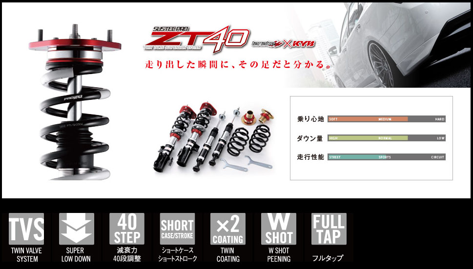 TANABE（タナベ） SUSTEC PRO ZT40 ZT40AAHH45WK アルファード