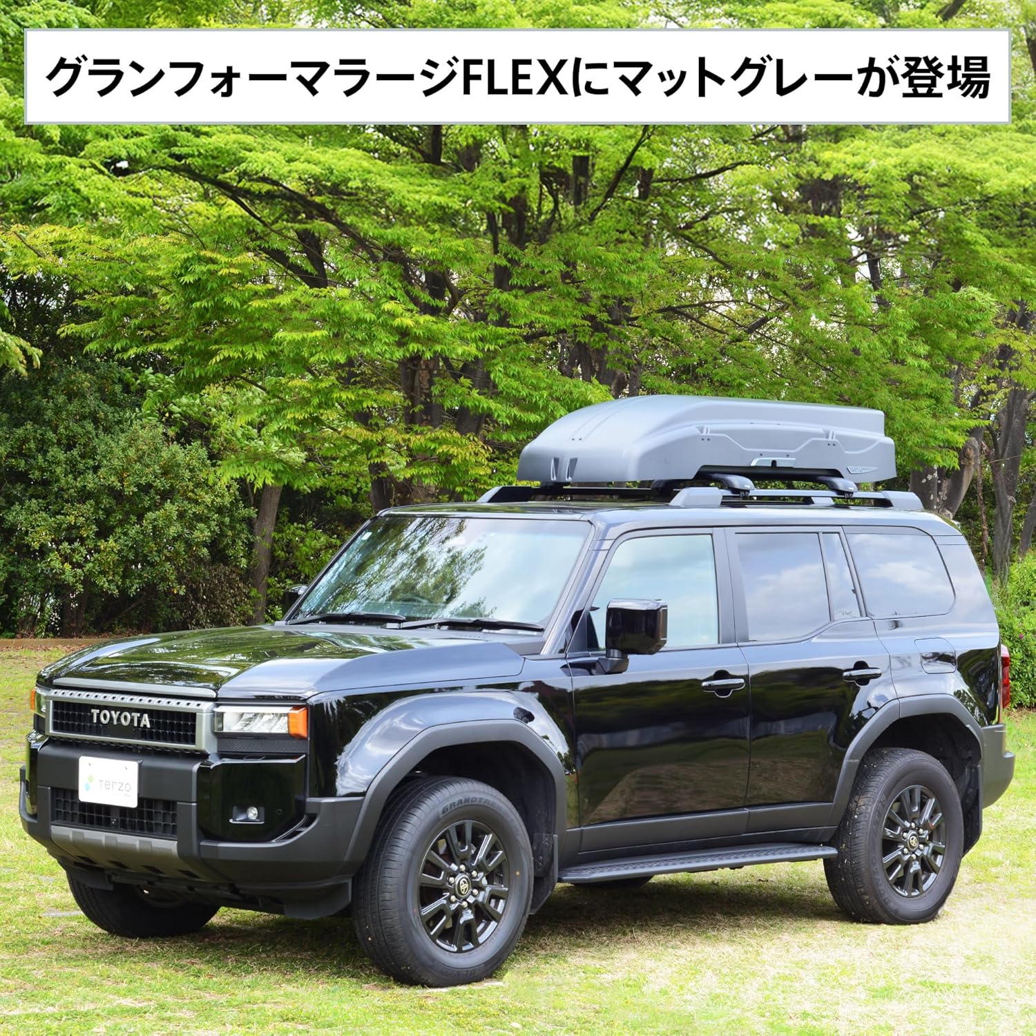 TERZO EA462FMG マットグレー ルーフボックス フォレスター RAV4