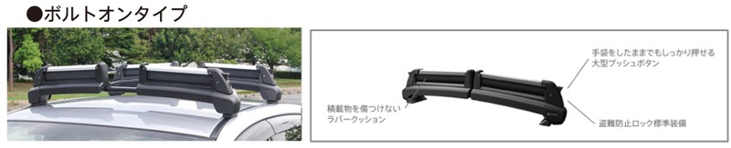 TERZO テルッツォ SS113DRスキースノーボード専用キャリア チュリパG4