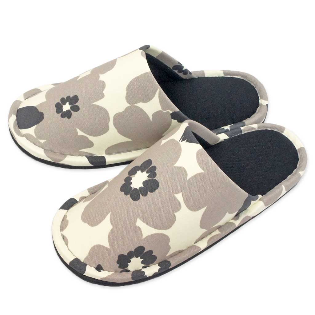 スリッパ かわいい アメリ外縫い前かぶり 甲長Mサイズ 約24cmまで 日本製 洗える | ブランド登録なし | 01