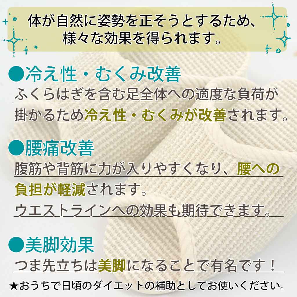 姿勢を正してダイエットをサポート