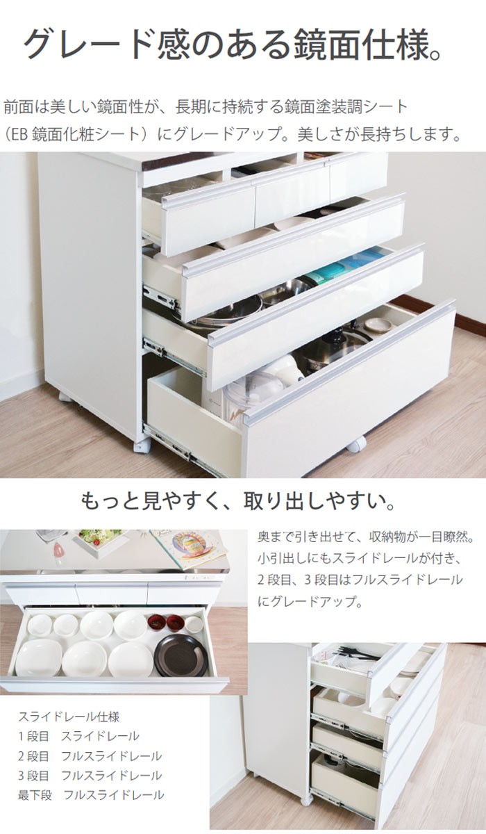 キッチンカウンターテーブル ステンレス天板 幅90.5cm 高さ85cm