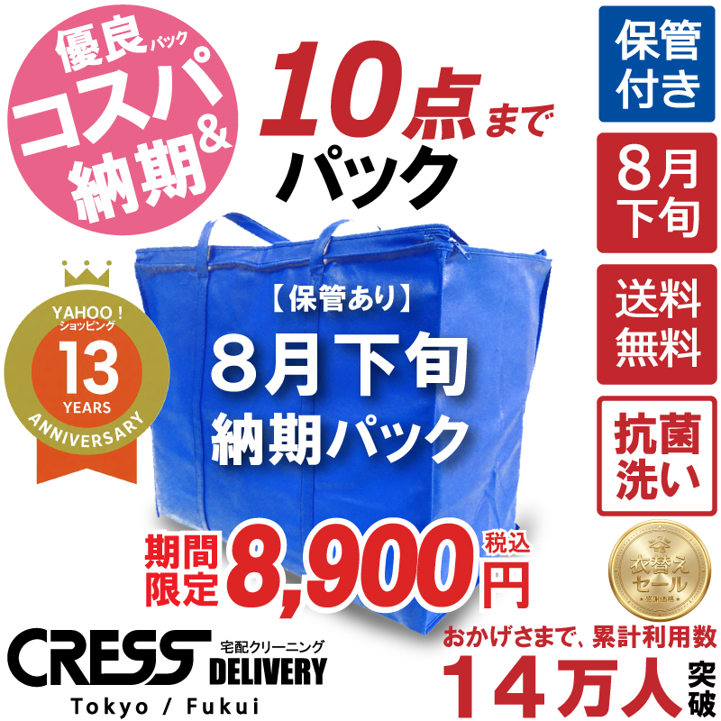 クリーニング 宅配 保管 10点まで 詰め放題 宅配クリーニング 送料無料 
