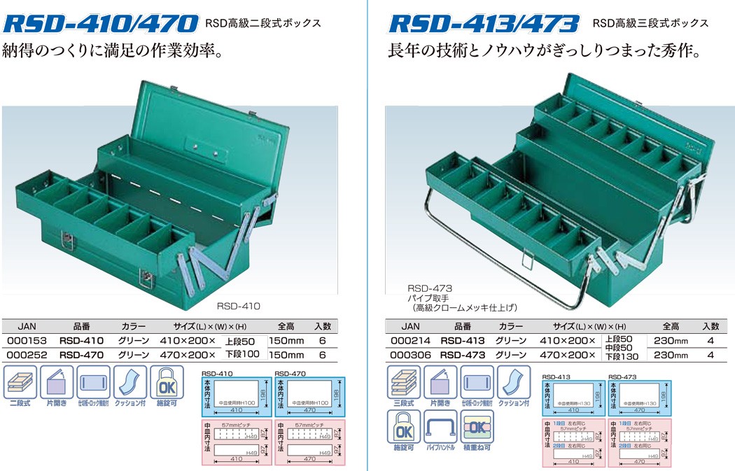 リングスター(RING STAR) ハイクオリティボックス RSD高級二段式