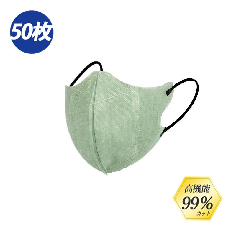 「一部」マスク 使い捨て 立体マスク 不織布 50枚入り 薄め 通気効果抜群 耳が痛くない 立体 大人用 通気性良い 3D フィルター 息がしやすい｜crn-st｜06