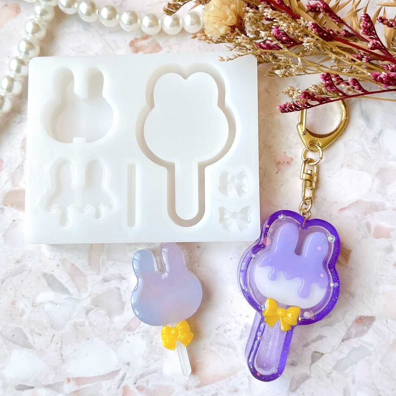 同梱不可 作家のためのレジン スターターキット 初めてで ハート 星 の