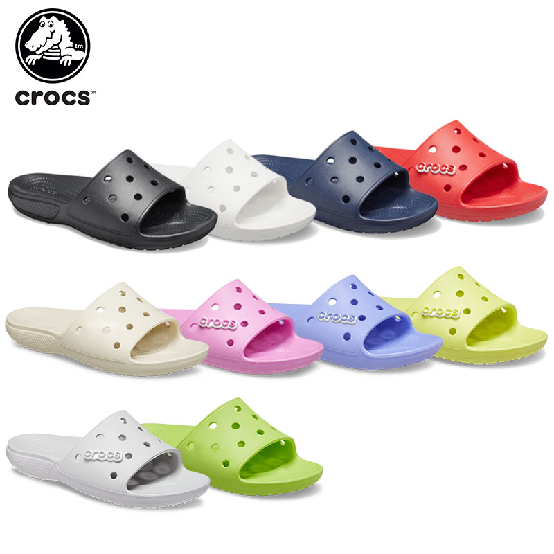 slide on crocs