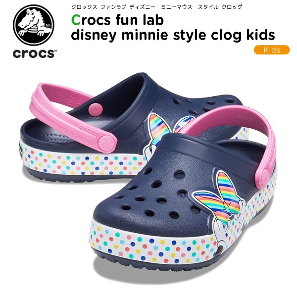 Crocs Kids Fun Lab Disney Clog Mickey Minnie Mouse Toddler Shoes 
