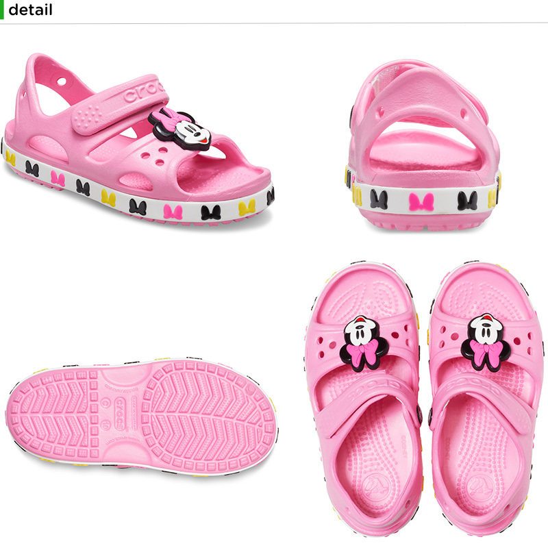 クロックス crocs ファン ラブ クロックバンド ディズニー ミニー マウス サンダル キッズ FL crocband Disney Minnie  Mouse sandal k 子供用 サンダル[C/A] :206170:crohas(クロハス) - 通販 - Yahoo!ショッピング